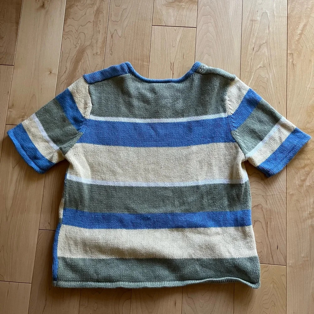 90s vintage cottagecore Koret Francisca knit sweater, size Petite - Picture 3 of 13